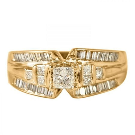 Foreli 1.35CTW Diamond 14K White Gold Ring