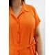 thumbnail image 4 of Vestido camisero Roman Fashion Talla Extra Naranja 36, 4 of 6