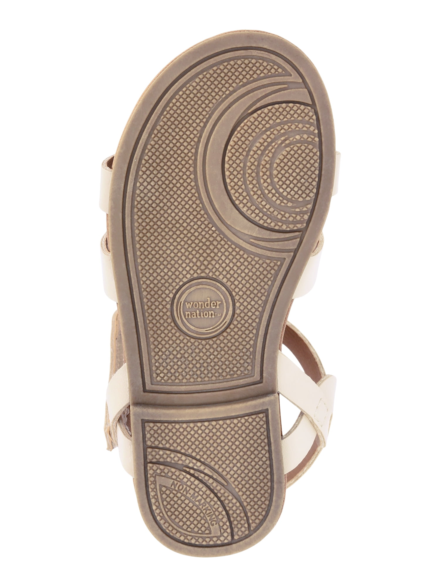 Wonder Nation Baby and Toddler Girls Knot Strappy Sandals