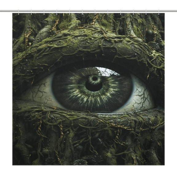 Tree with Life Shower Curtain Fabric Bathroom Decor with Hooks