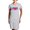 Heather Gray, variant on - Gigi Pink And Blue Chevron - Women's Nightshirt