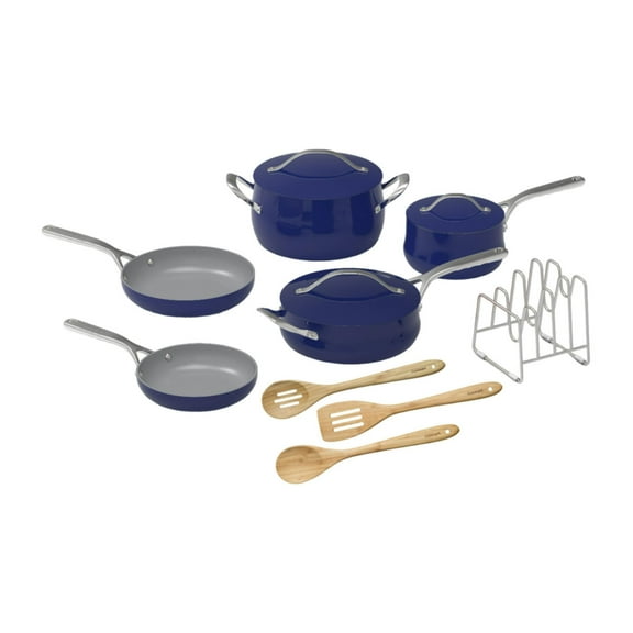 Cuisinart Nonstick Interiors 12-Piece Culinary Collection Set (Sleek Saphire)