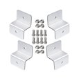 thumbnail image 1 of 8pcssolar Panels Aluminum Bracket Fitwith 16 Nuts And 16 Bolts, 1 of 3