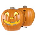 thumbnail image 3 of 20" Light-Up Jack-O-Lantern - Pre-Lit Halloween Pumpkin Lantern for Indoor/Outdoor Décor, Garden, Patio, Front Door - Smile, 3 of 5