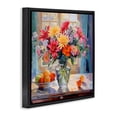 thumbnail image 2 of Stupell Industries Eclectic Summer Flowers & Fruit Black Floating Frame Canvas Art, 18 x 18, by Creative Studio, 2 of 8