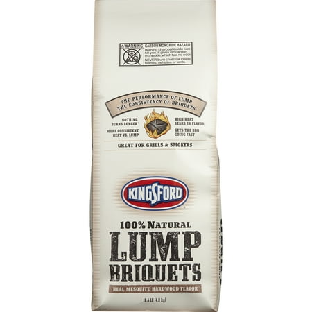 Kingsford Lump Charcoal Briquettes with Mesquite Hardwood Flavor, 10.6 (Best Hardwood Lump Charcoal)