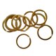 thumbnail image 3 of Anillos de llavero de latón plano dividido Sonducket 10 piezas Oro 32 mm, 3 of 6