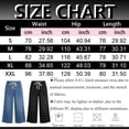 thumbnail image 3 of larppty Capris Jeans for Women Trendy Wide Leg Capri Pants High Waisted Pull On Elastic Waist Summer Stretch Denim Jeans (White, XXL), 3 of 7