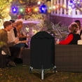 thumbnail image 5 of 22 Inch Charcoal Grill Cover for 22 inch Weber Grill- Kettle BBQ Gas Grill Cover with Hook&Loop and Drawstring,Waterproof and Anti-UV Material for All Season (22 inch), 5 of 8