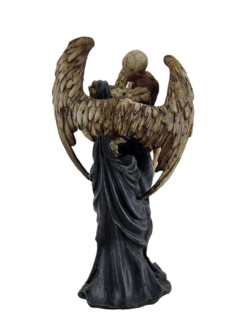 Zeckos Kiss of Death Gothic Skeleton Angel Statue - Walmart.com