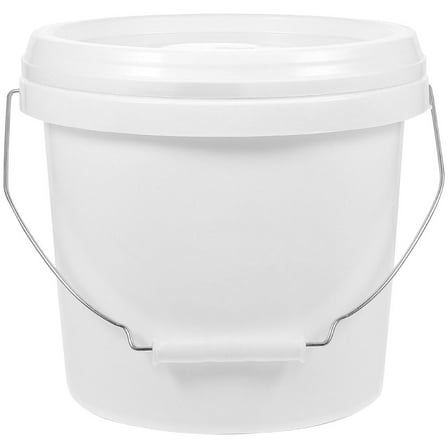 OUNONA 1.75 Gallon Paint Bucket Outdoor Multi Functional Storage
