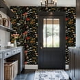thumbnail image 3 of Peel and Stick Wallpaper Whimsical Forest Scene Mushrooms Wildflowers Rabbits Wall Mural 17.7in x 9.8ft Self Adhesive Removable Wall Paper Renter Friendly Wallpaper for Nursery Bedroom Cabinets, 3 of 8