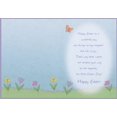 thumbnail image 2 of Designer Greetings Happy Duckling Hatching from Purple, Pink and Orange Striped Egg Juvenile Easter Card for Boy, 2 of 2