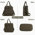 thumbnail image 2 of LHSHID Nylon Hobo Bag 2.0 Crossbody Bag for Women Large Capacity Gym Bag Work Bag Nylon Tote Handbag Sports, 2 of 6