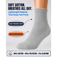 thumbnail image 5 of Special Essentials Diabetic Socks Ankle for Men & Women – 12 Pairs of Non-Binding Moisture-Wicking Neuropathy Socks, 5 of 7