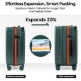 thumbnail image 2 of New York Xpress 30" Hardside Large Checked Luggage,Expandable Suitcase with Silent Wheels & Aluminum Wide Handle,TSA-Approved, Green - LP13803, 2 of 10