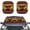 Butterfly Highland Cow, variant on Bulopur Aztec Car Windshield Sun Shade, Sunflower Horse Protect Harmful UV rays Vehicle Sun Shade Windshield Durable Fabrics Automotive Window Sunshades for Most Trucks SUVs Vans, 2 Pcs