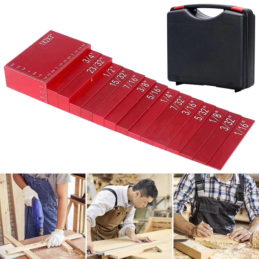 15 Pieces Aluminum Alloy Setup Blocks Height Set Woodworking Set Up 15-pieces-aluminum-alloy-setup-blocks-height-set-woodworking-set-up