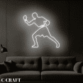 thumbnail image 4 of C-CRAFT Man Boxing Neon Led Light Wall Art for Sport Boxing Club Decor, 4 of 4