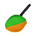 thumbnail image 4 of Pelota de mordida para perros, juguete interactivo portátil, resistente y cómodo para entrenamiento Verde Naranja, 4 of 9
