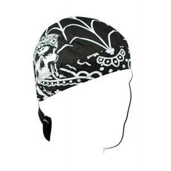 Zan Headgear Road Hog Flydanna Headwrap Gangster Skull