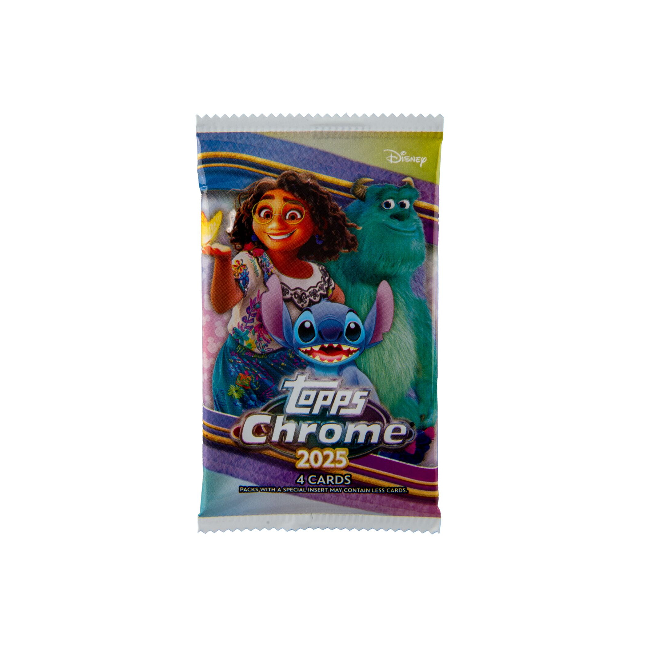 25 TOPPS DISNEY CHROME VALUE BOX - Walmart.com
