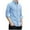 Sky Blue, variant on Htigea Men's Shirt Long Sleeve Casual Button Down Shirts Casual Outdoor Shirts Gray,L
