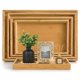 thumbnail image 1 of Set de 5 Bandejas Decorativas de Bamb&uacute; Modernas, Charola de Servicio Rectangular, Bandeja de Bamb&uacute; para Tocador, Cocina y Ba&ntilde;o, Charola para Servir y Decorativa, Organ, 1 of 8
