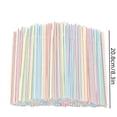 thumbnail image 3 of Pajitas de plástico desechables, juego de 100 piezas con diseño flexible, de grado alimenticio y reutilizable para fiestas, cumpleaños, bodas, cafeterías y uso doméstico., 3 of 9