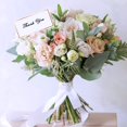 thumbnail image 5 of EXQUISS 50 tarjetas de lugar con borde de papel de aluminio de oro rosa, etiquetas de nombre, tarjetas de asiento, tarjetas de lugar en blanco, tarjetas blancas, tarjetas reservadas, perfectas para bo, 5 of 5