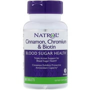 Natrol Cinnamon Biotin Chromium Dietary Supplement Capsules - 60.0 ea, Pack of 2