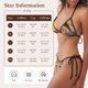 thumbnail image 5 of Fotbe Sunset Dancing Dolphin A Traje de Baño para Mujer de Dos Piezas – Bikini Sexy de Tirantes Tipo Halter con Diseño Triangular, 5 of 6