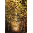 thumbnail image 2 of Podt, Martin 17x24 Black Ornate Wood Framed with Double Matting Museum Art Print Titled - Memories of the Past, 2 of 4