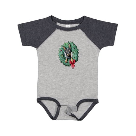 

Inktastic KiniArt Min Pin Christmas Boys or Girls Baby Bodysuit