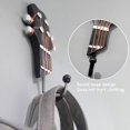 thumbnail image 5 of Ganchos decorativos en forma de guitarra Vintage, perchas para colgar ropa, abrigos, toallas, llaves, sombreros, ganchos de resina de Metal, montado en la pared, pesado, 5 of 5