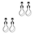 thumbnail image 3 of Bearachild Lamp Shade Lights Bulb Adapter Clip, with  Finial Shade Attaching Top Negro 2 piezas 2piezas, 3 of 5