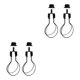 thumbnail image 1 of Ounissouiy Lamp Shade Lights Bulb Adapter Clip, with Finial Shade Attaching Top Negro 2 piezas 2Conjunto, 1 of 1