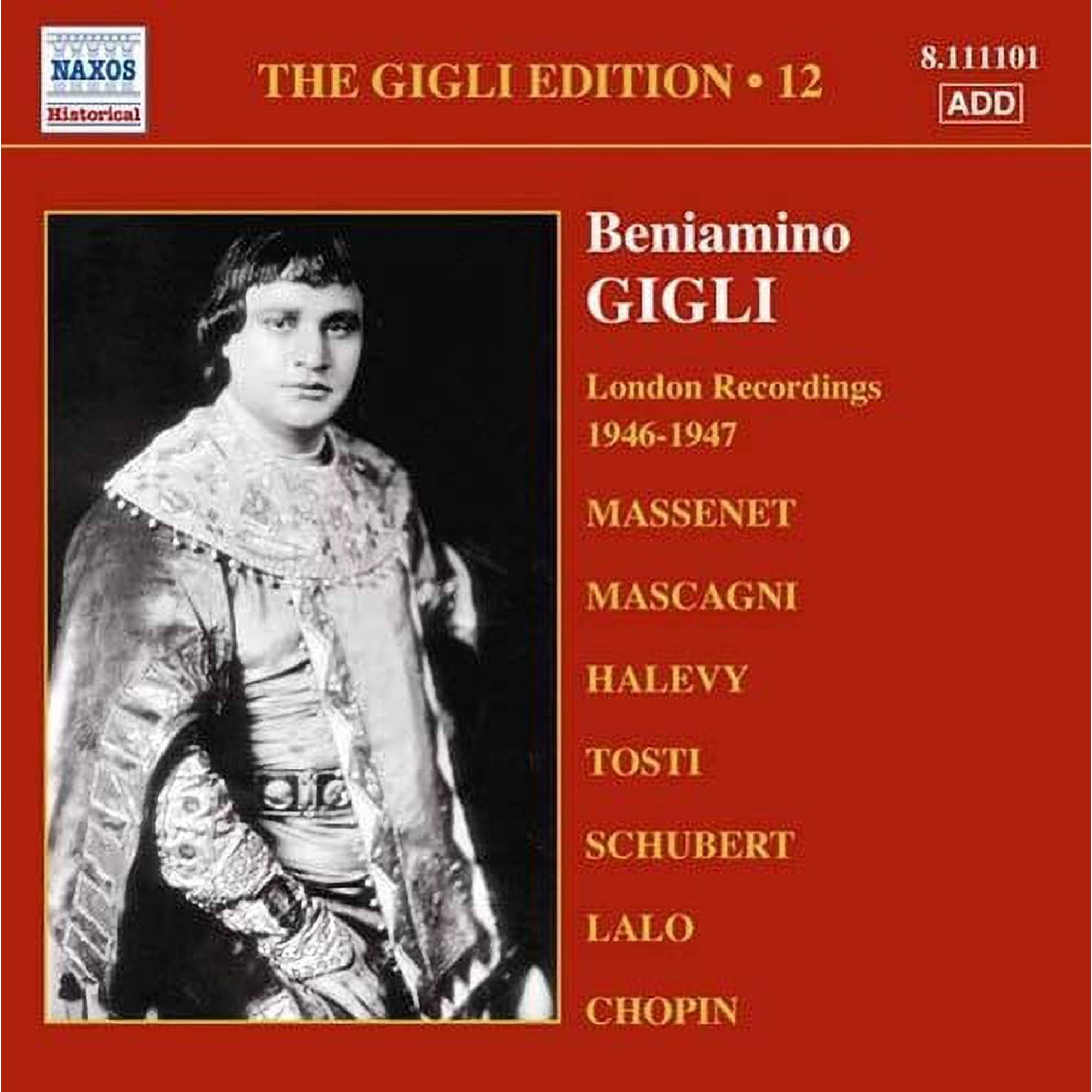 Gigli - Beniamino: Gigli Edition Vol. 12: London - Music & Performance - CD