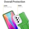 thumbnail image 6 of FITO For Samsung Galaxy A53 Case, Phone Case with Screen Protector and Kickstand (Green), 6 of 6