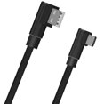 thumbnail image 4 of Double Elbow USB Cable 2A elbow USB cable Sync Data Nylon Woven TPE High Speed Charging Cable for Android/IOS/Type-C, 4 of 8