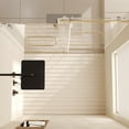 thumbnail image 6 of Frameless Shower Door, Double Sliding Shower Door with Thick Tempered Glass, Waterproof Shower Door with Seal Strip Parts and Pull Handle, Easy Sliding Shower Door with Stainless Steel Hardware, 6 of 8