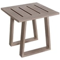thumbnail image 1 of Aruba Aluminum Frame End Table in Handpainted Taupe, 1 of 1