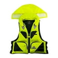 thumbnail image 2 of Swim Training Equipment Sea Fishing Detachable Jacket Pocket Function Surf Rock Buoyancy Vest Yellow Swimming, Boating & Water Sports XL, 2 of 5
