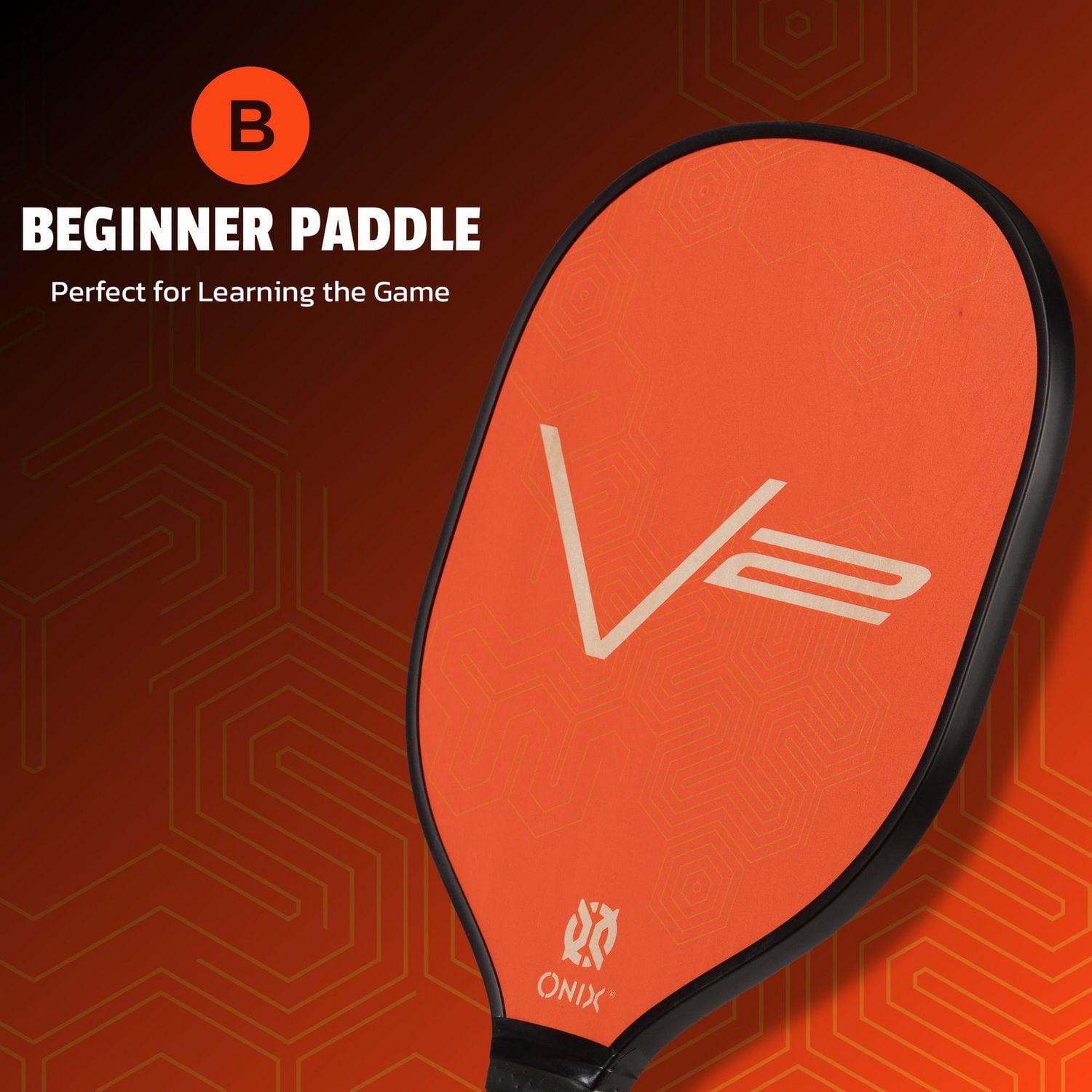 ONIX Pickleball V2 Raquette Orange