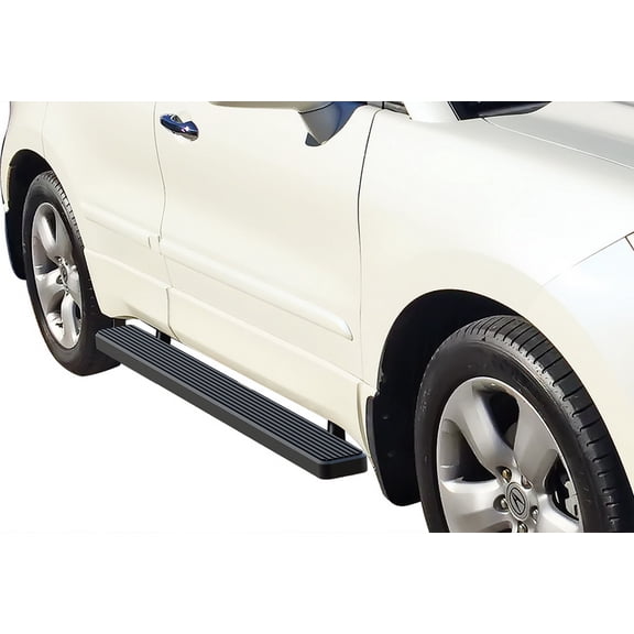 2007-2010 Acura MDX Black Finish 5 Inch Door to Door Side Bar Side Step Running Board