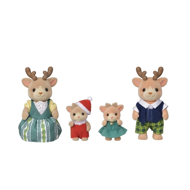 Figuras de muñecas coleccionables Ternurines Calico Critters Reindeer Family