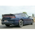 thumbnail image 3 of Replacement For 2015-Present Dodge Charger | SRT8 HellCat Extended Style ABS Plastic Painted Glossy Black Rear Trunk Lip Wing With Wickerbill Spoiler (ABS Plastic - Painted Glossy Black), 3 of 12