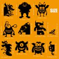 thumbnail image 4 of 1 juego de pegatinas de Halloween para ventana, puerta, pared, decoración festiva para fiestas (10 unidades). Sywqhk Arte deco, 4 of 7