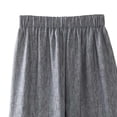 thumbnail image 5 of Tnhcen Women's Loose Wide Leg Pajama Pants Soft Nylon Spandex Lounge Pants Casual Elastic Waist Solid Color Comfortable Sleepwear Trousers Free Size Home Wear, 5 of 5