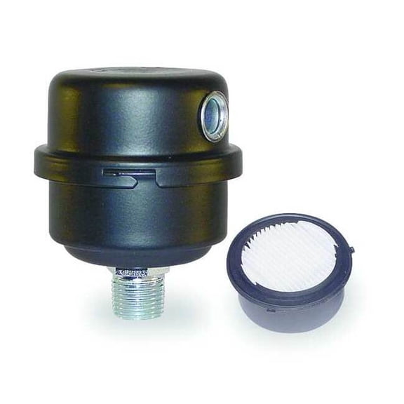 Solberg Filter Silencer,1/2" MNPT Inlet,12 cfm FS-06-050